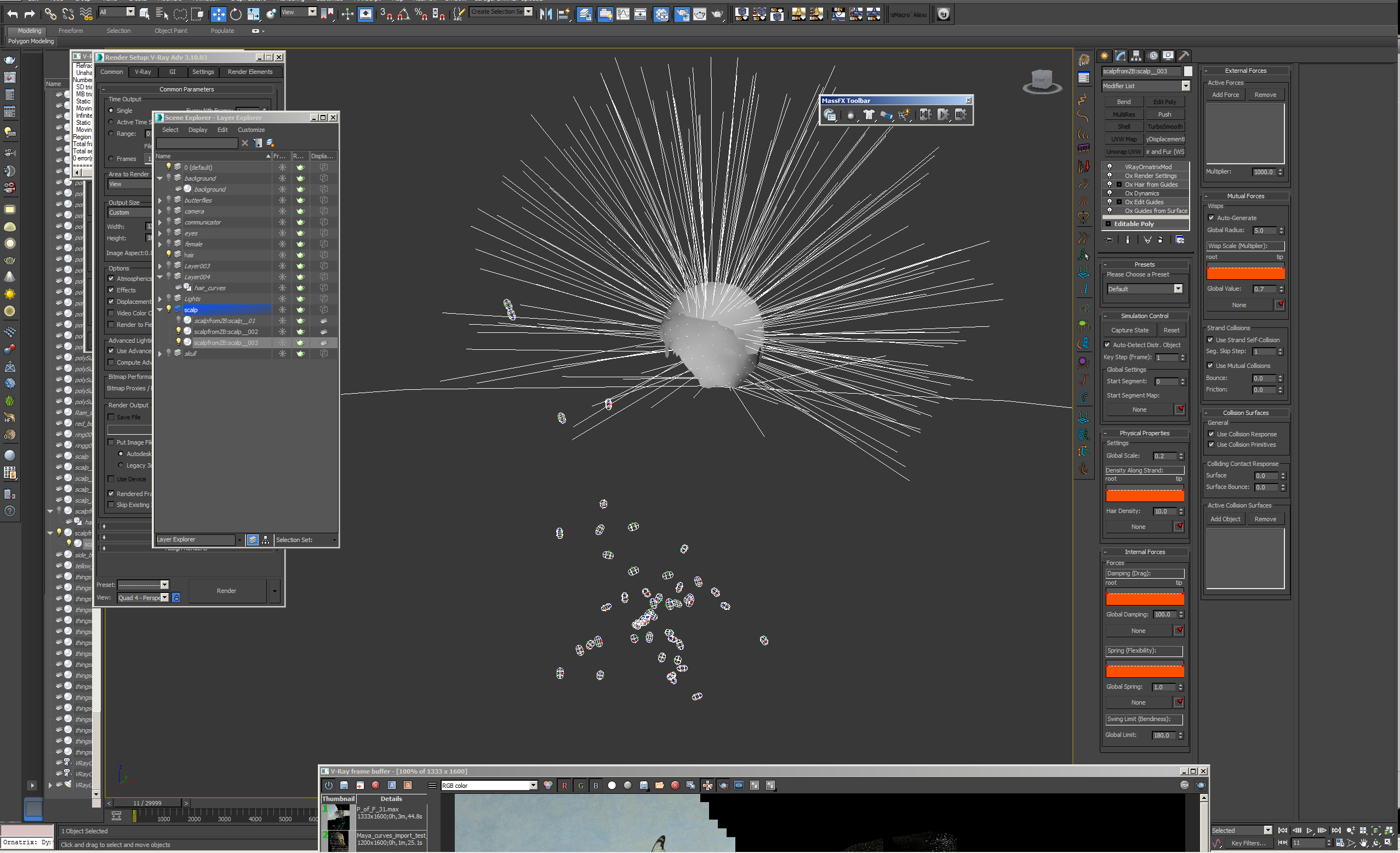 ornatrix dynamics