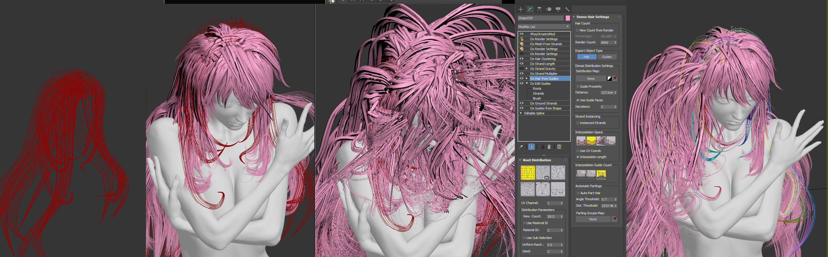 ornatrix hair for 3dsmax