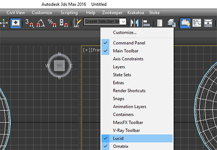 Lucid toolbar context menu